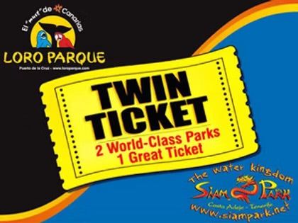 Twin Ticket - Siam Park & Loro Parque
