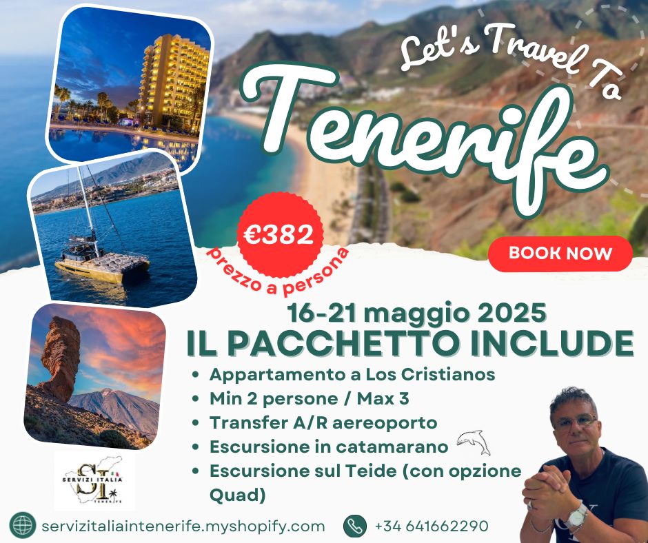 Pacchetto vacanza 16/21 maggio